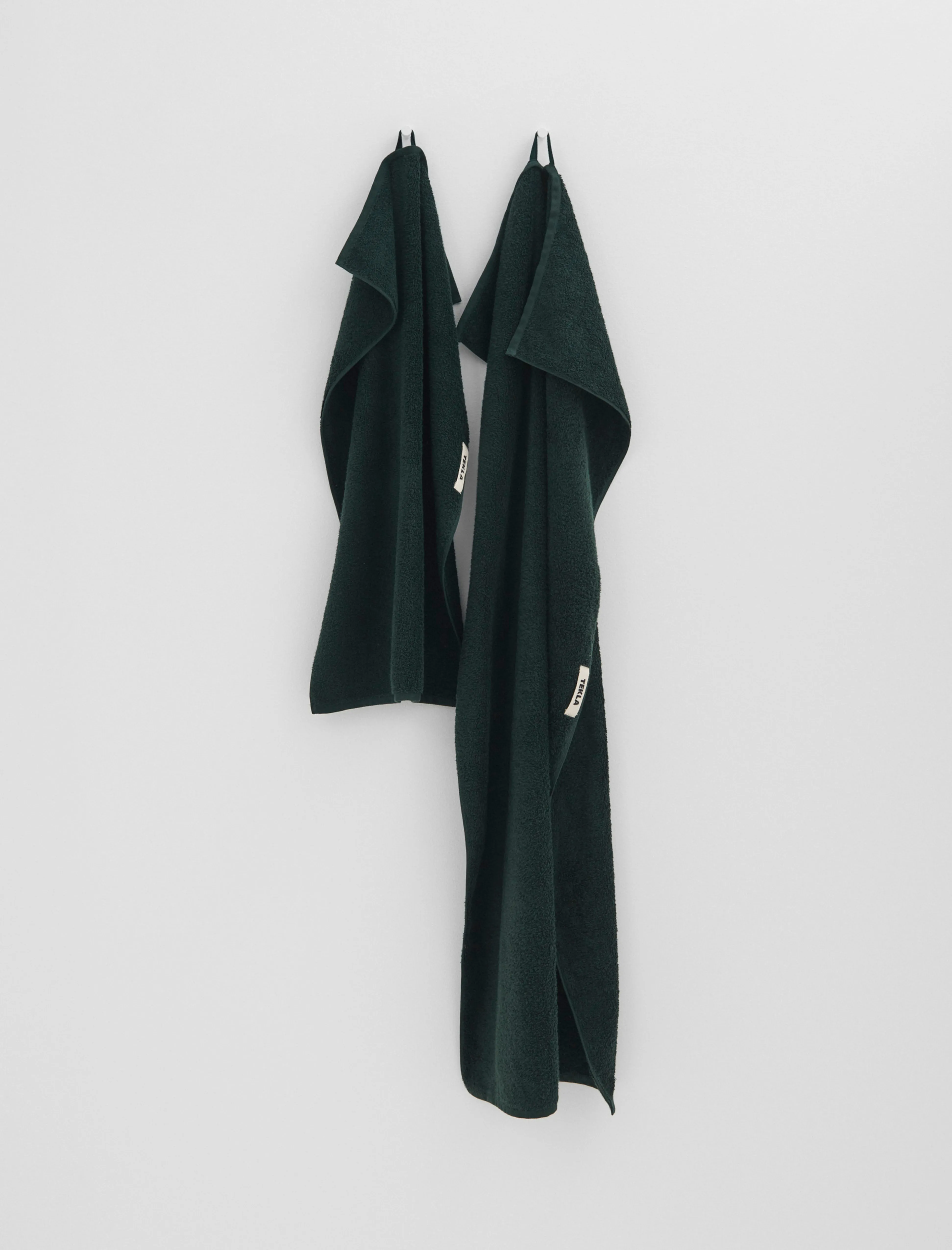 Terry Towel Solid Forest Green