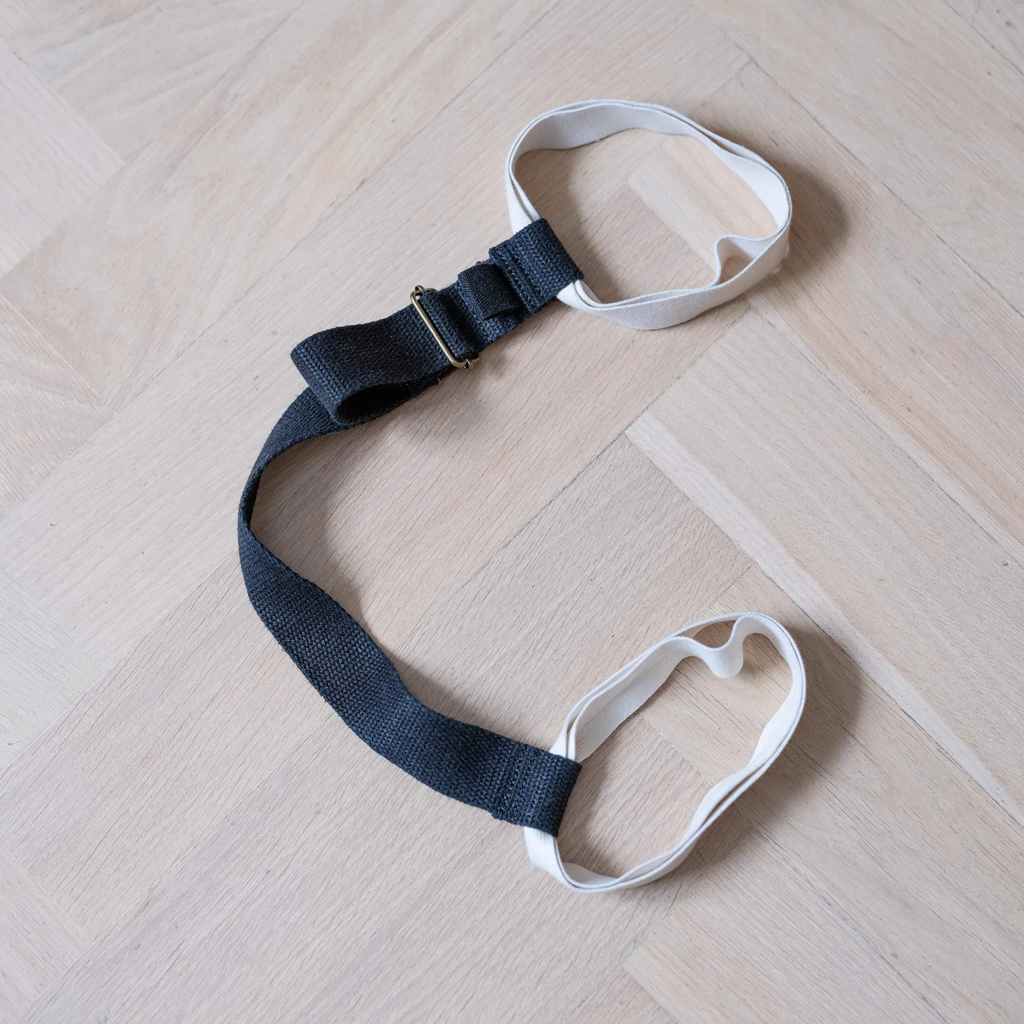 TRAVELERS Organic Hemp Extra-Bag Luggage Handle Strap (Organic Elastic; Metal Clasp) (Biodegradable)