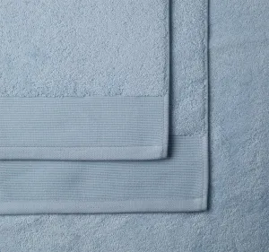 Vida Organic 800GSM Cotton Bath Mat Powder Blue