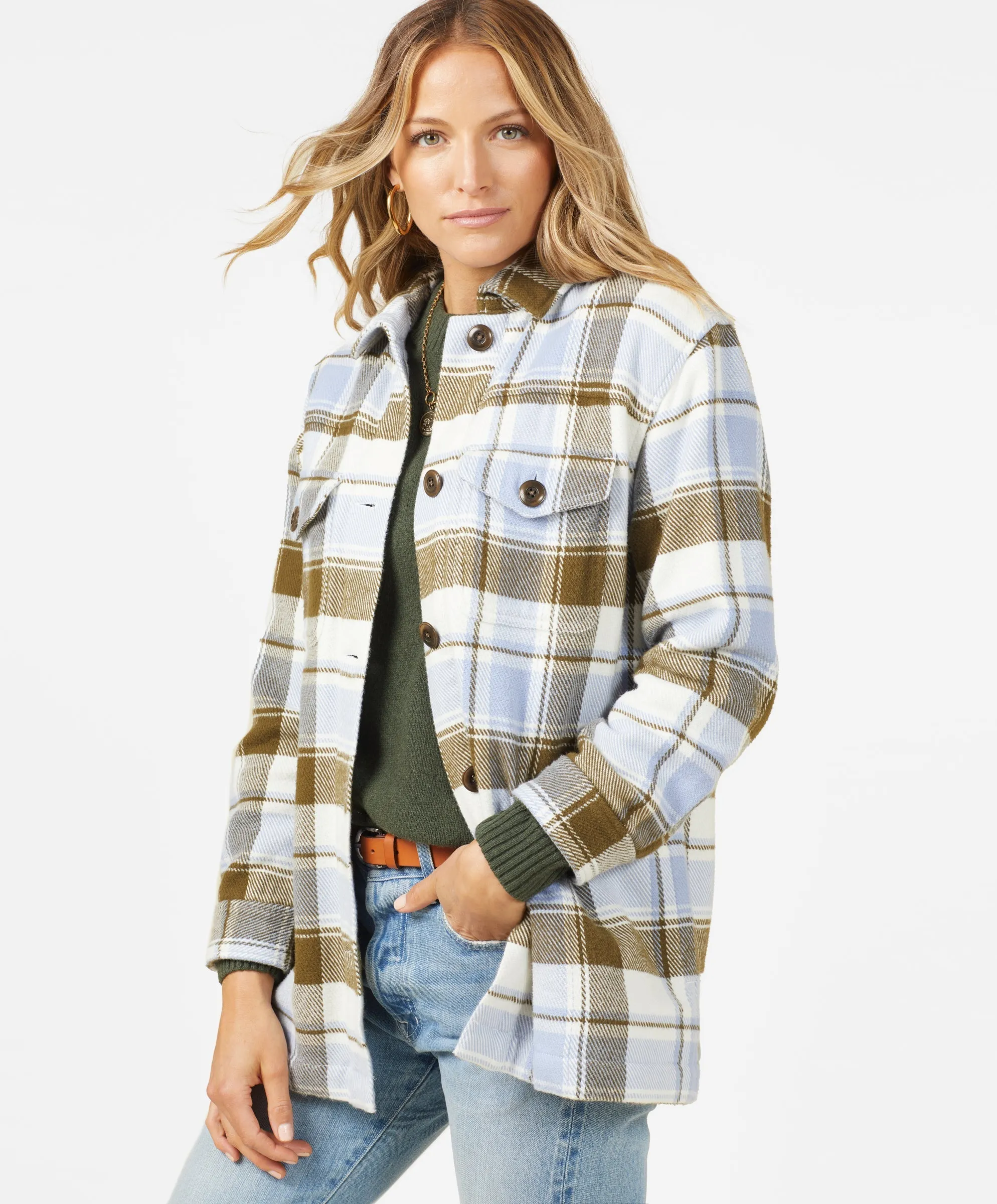 Women's Blanket Shirt Jacket - Outerworn