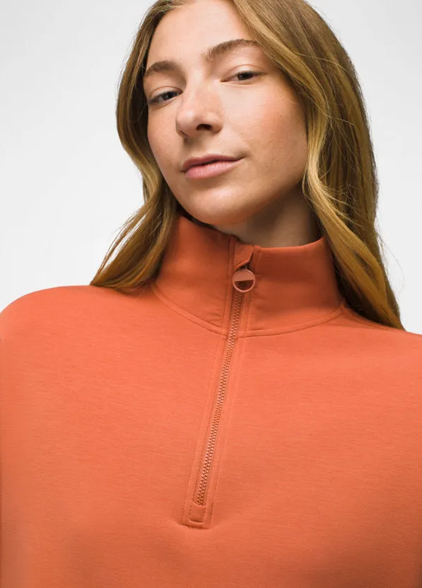 Women's Shea Half Zip - Terracotta