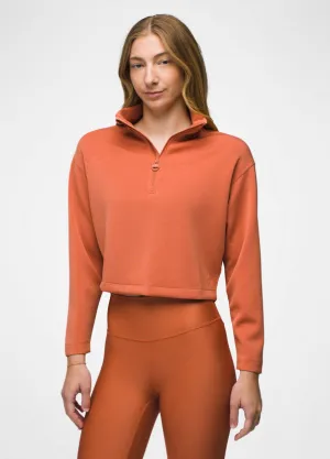 Women's Shea Half Zip - Terracotta