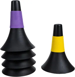 Yardwe 5pcs Soccer Training Cones Agility Obstacles for Drills Durable Horn-Shaped Markers Bright Colors for Football Practice and Outdoor Activities
